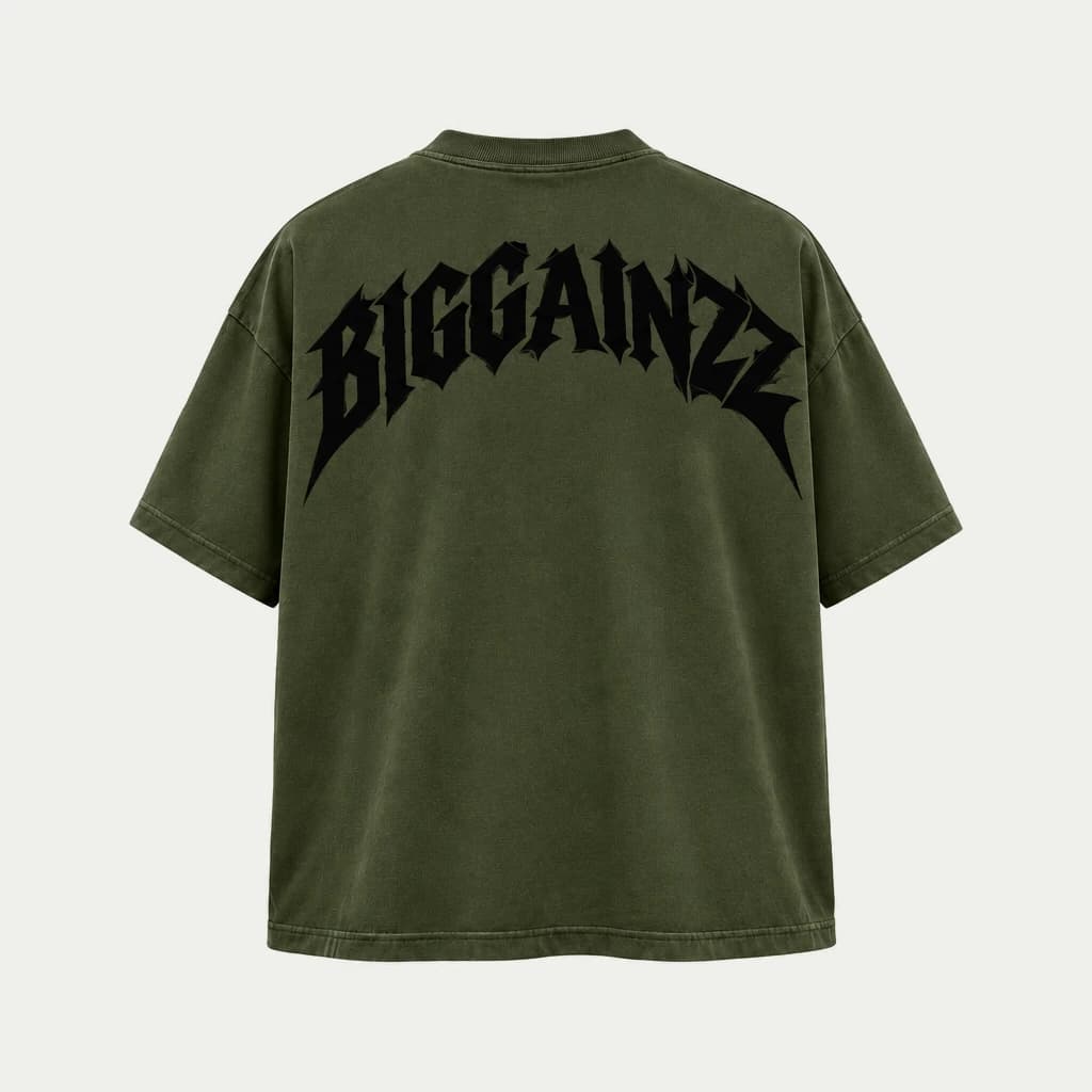 BIGGAINZZ Royal Tee — back