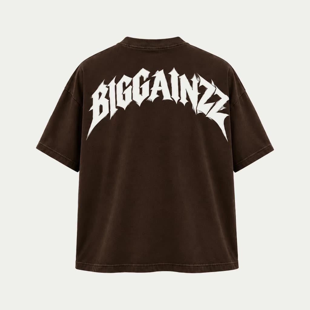 BIGGAINZZ Royal Tee — back
